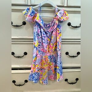 Girls Lilly Pulitzer  romper size large 8-10